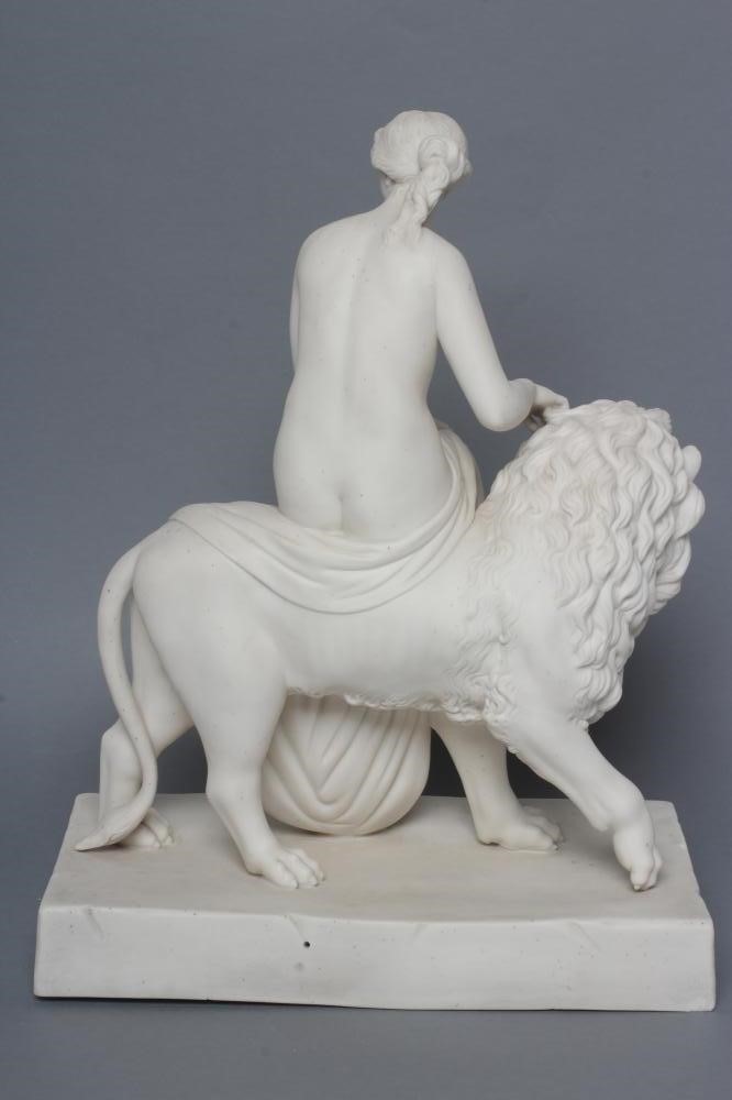 A VICTORIAN PARIAN GROUP - "UNA AND THE LION" Image