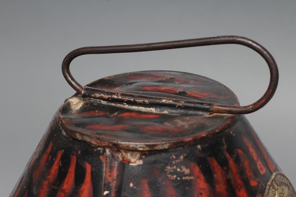 A TIN CAVALRY HELMET BOX Image