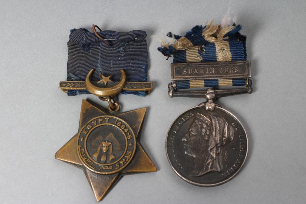 TWO VICTORIAN BRITISH CAMPAIGN MEDALS Image