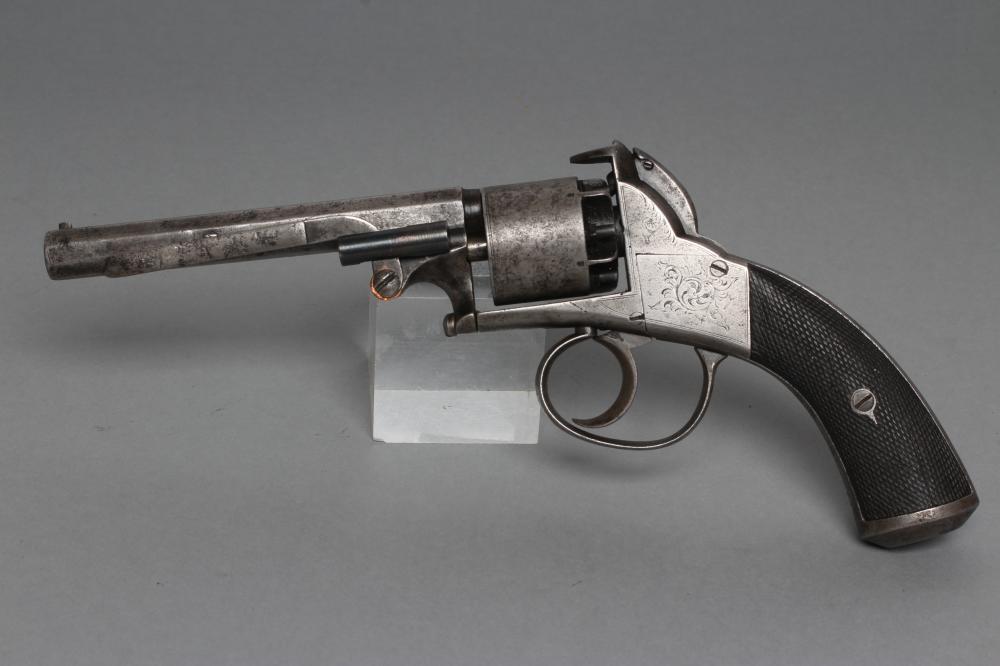 A WEBLEY BENTLEY TYPE PERCUSSION 5 SHOT REVOLVER Image