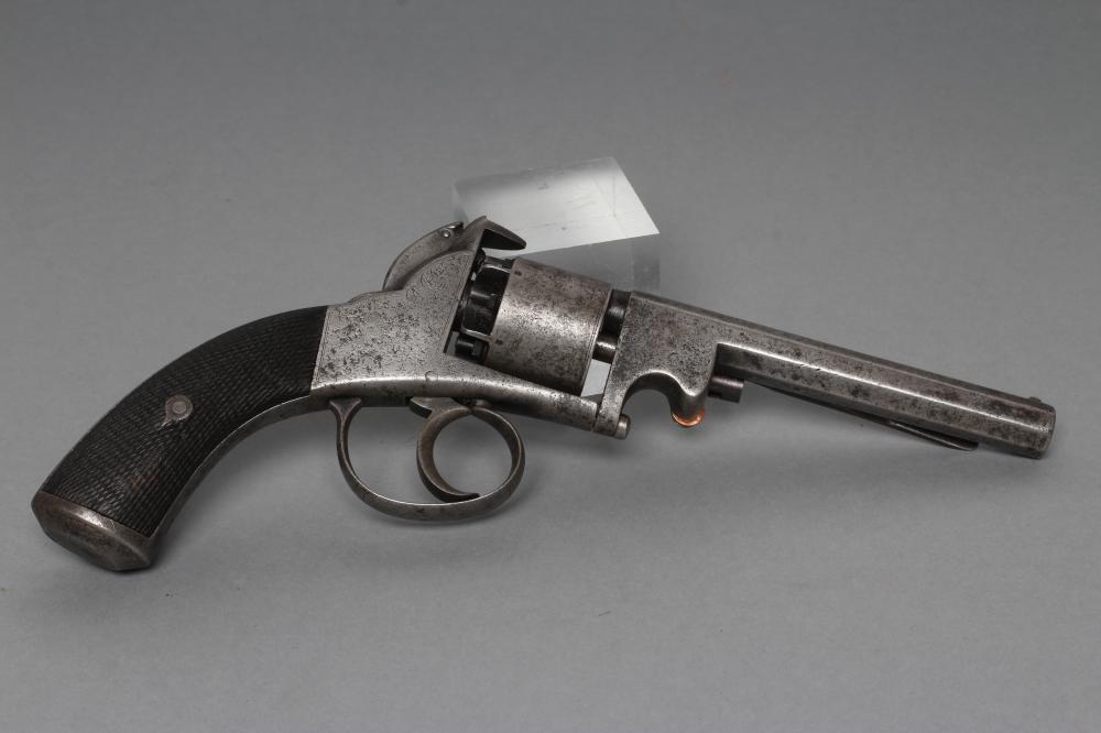 A WEBLEY BENTLEY TYPE PERCUSSION 5 SHOT REVOLVER Image