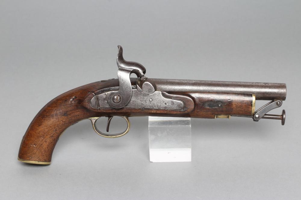 A PERCUSSION MILITARY PISTOL Image