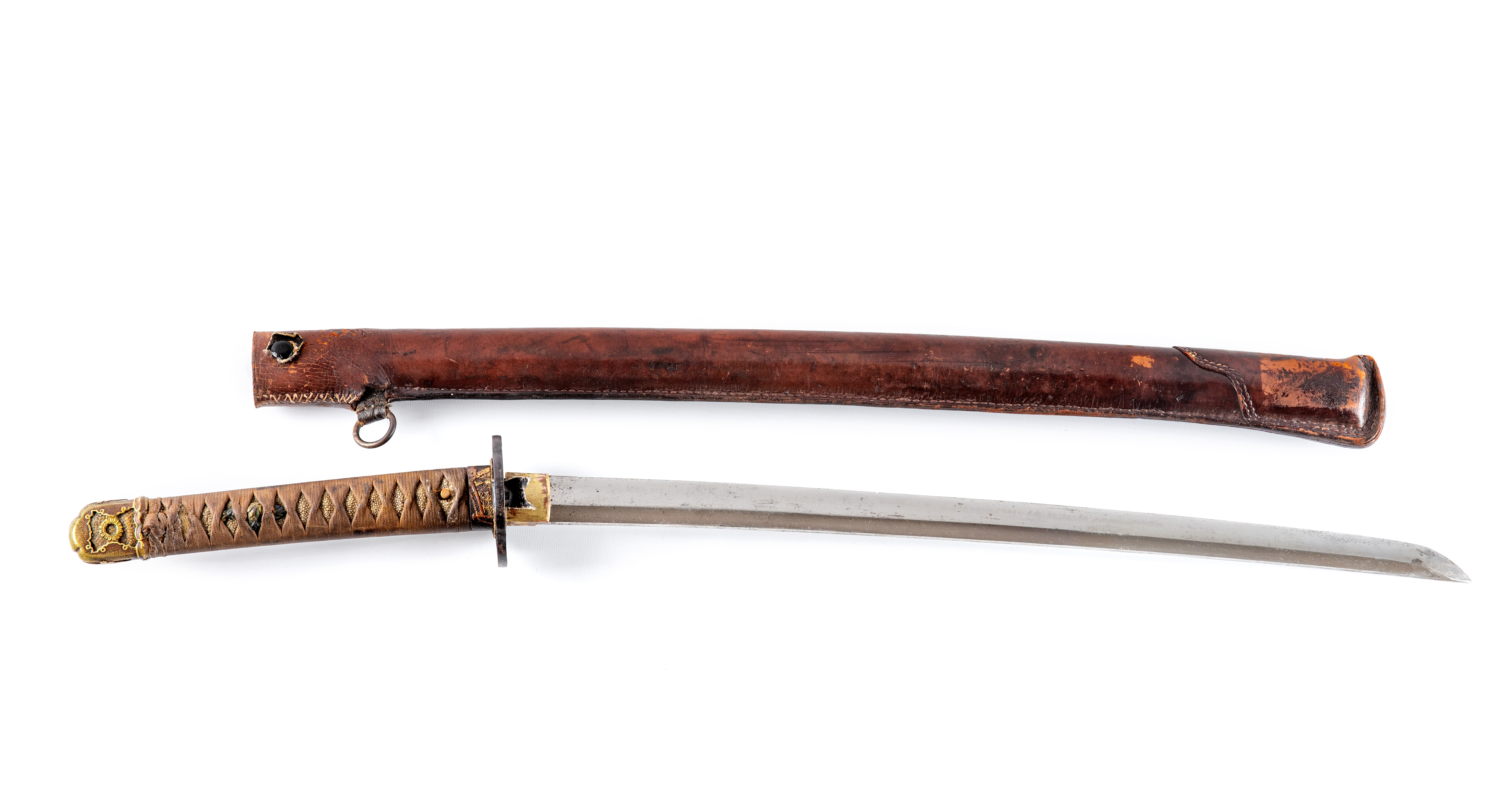 A JAPANESE WAKIZASHI with 22 1/4" sori blade Image