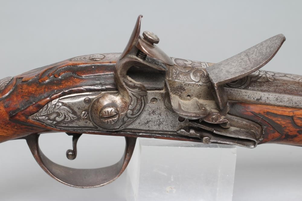 A MATCHED PAIR OF FLINTLOCK PISTOLS Image