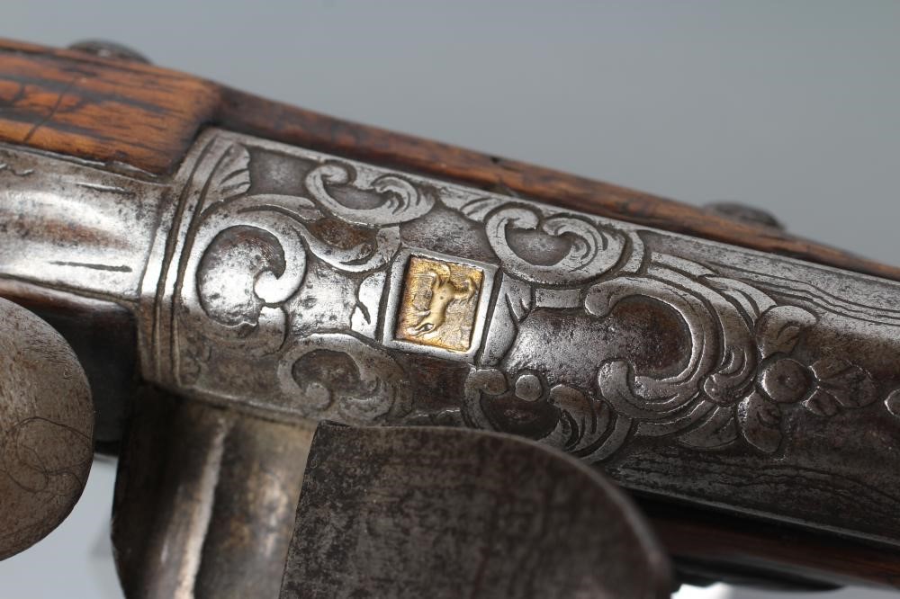 A MATCHED PAIR OF FLINTLOCK PISTOLS Image