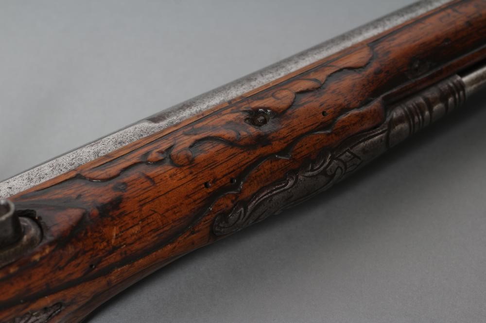 A MATCHED PAIR OF FLINTLOCK PISTOLS Image