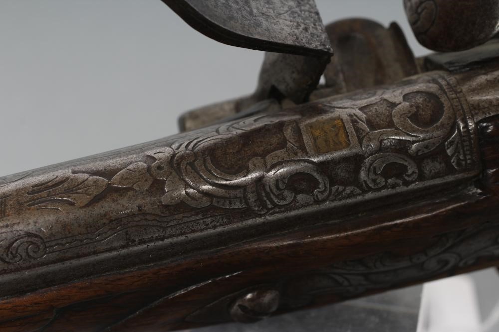A MATCHED PAIR OF FLINTLOCK PISTOLS Image