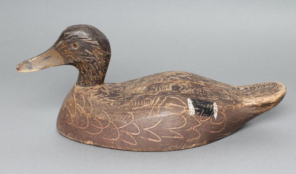 A DECOY BLACK DUCK Image