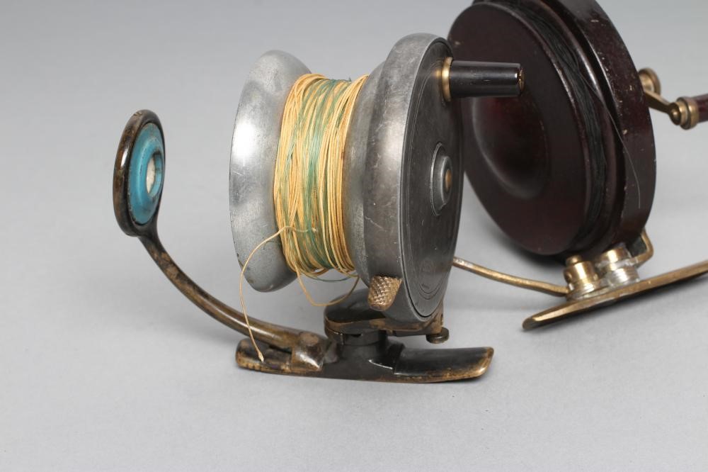 TWO ANTIQUE FISHING REELS Image
