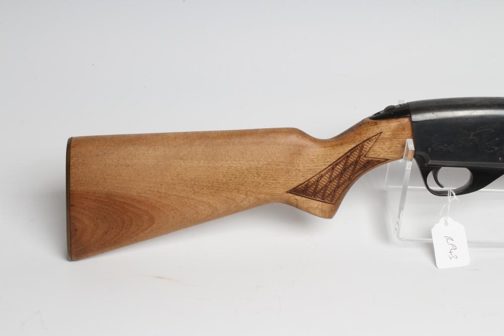 A STEVENS MODEL 79 12 BORE PUMP ACTION SHOTGUN Image