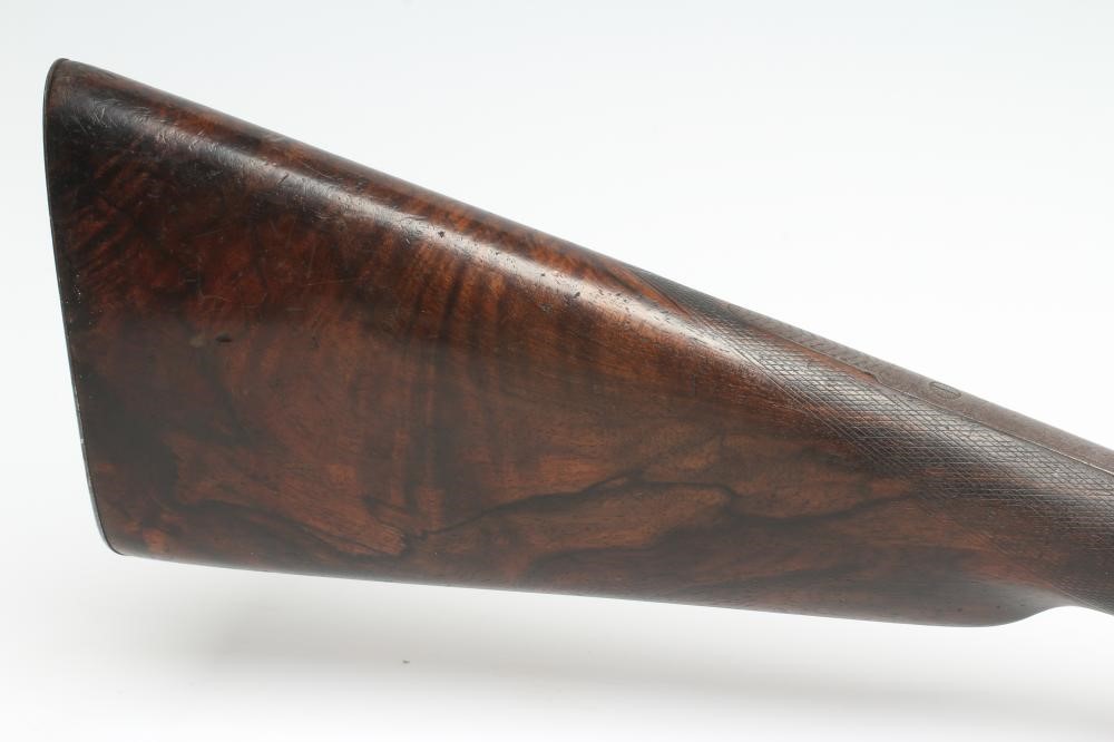 A CHAS GOLDEN 12 BORE HAMMER SHOTGUN Image