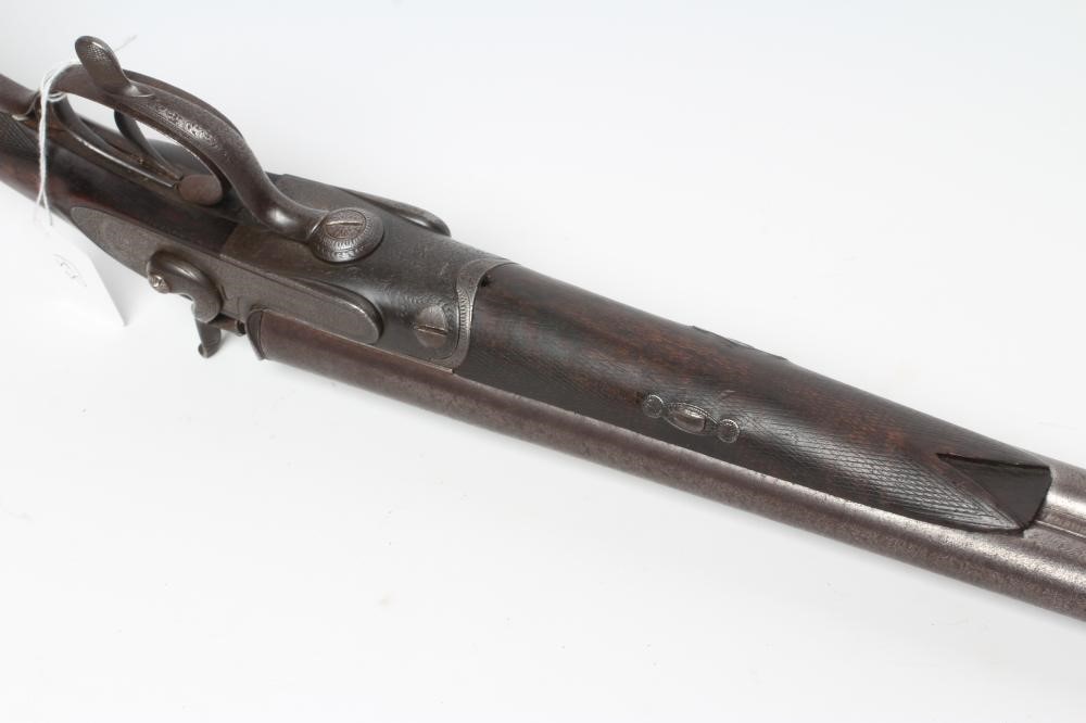 A CHAS GOLDEN 12 BORE HAMMER SHOTGUN Image