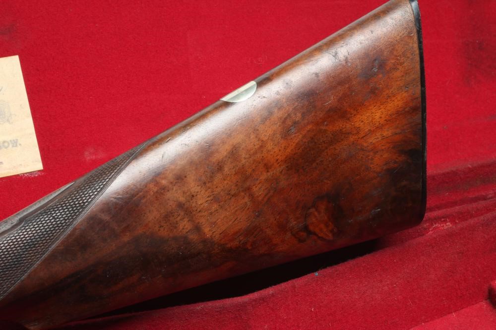 A CASED CHARLES INGRAM 12 BORE SIDE BY SIDE SHOTGUN Image