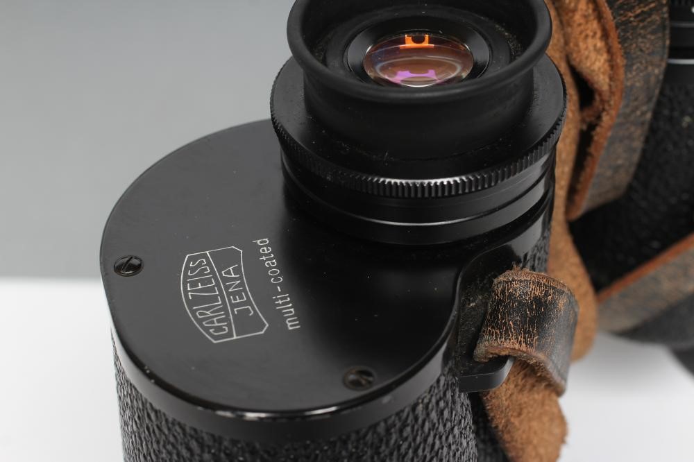 A PAIR OF CARL ZEISS JENA 12X50 B NOBILEM BINOCULARS with multi-coated lenses Image
