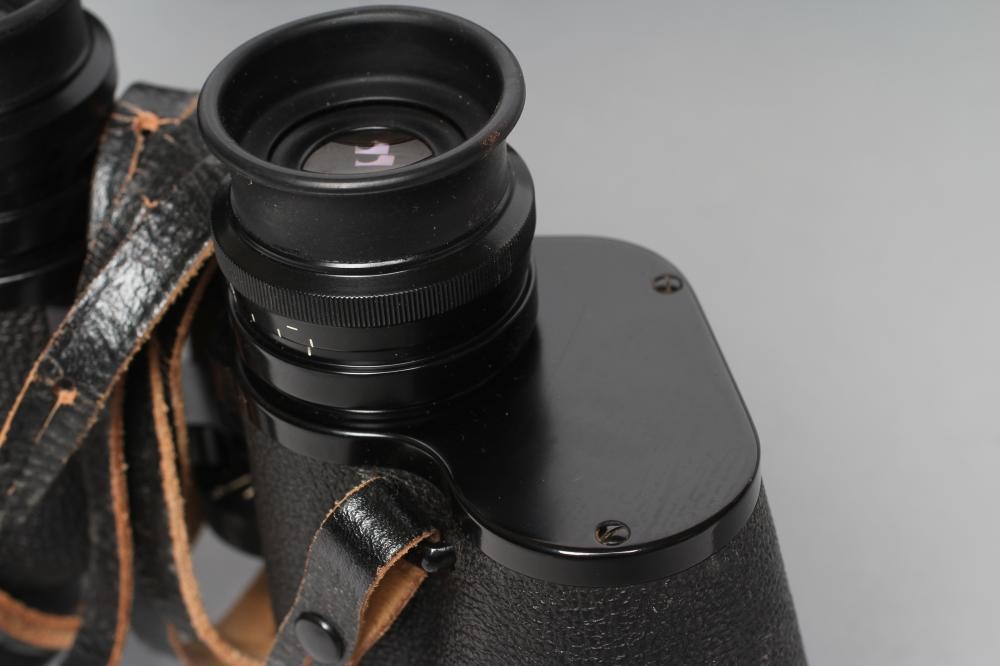 A PAIR OF CARL ZEISS 8X50 B BINOCULARS with leather strap and case (Est. plus 21% premium inc. VAT) Image