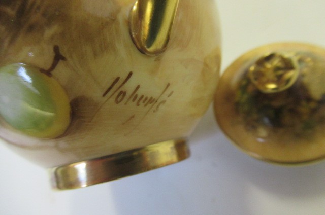 A ROYAL WORCESTER CHINA MINIATURE SOLITAIRE Image