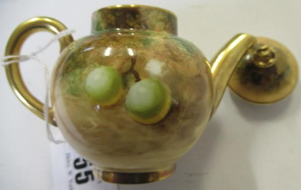 A ROYAL WORCESTER CHINA MINIATURE SOLITAIRE Image