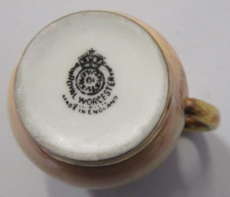 A ROYAL WORCESTER CHINA MINIATURE SOLITAIRE Image