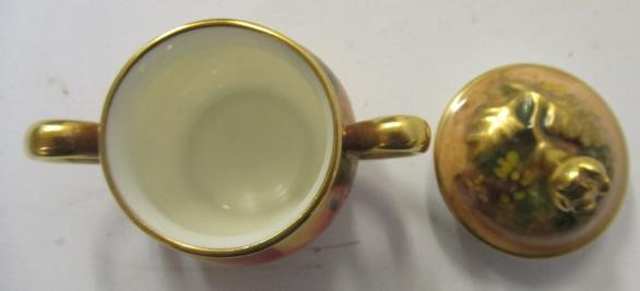 A ROYAL WORCESTER CHINA MINIATURE SOLITAIRE Image