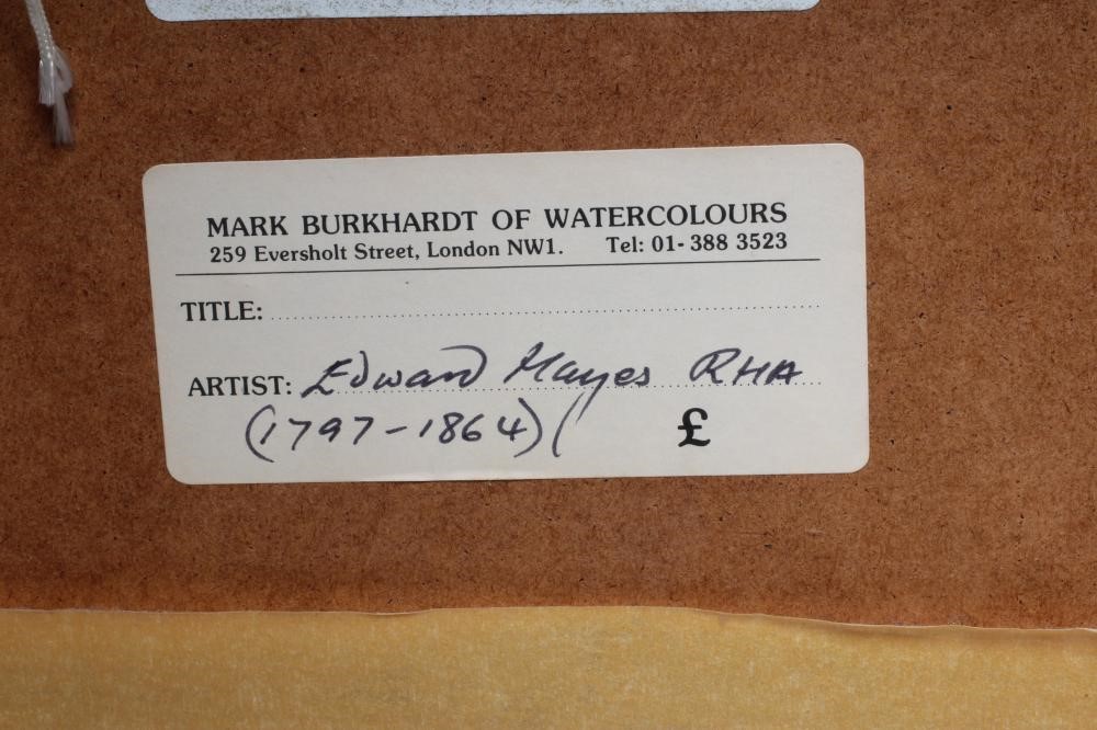 EDWARD HAYES R.H.A. (1797-1964) Image