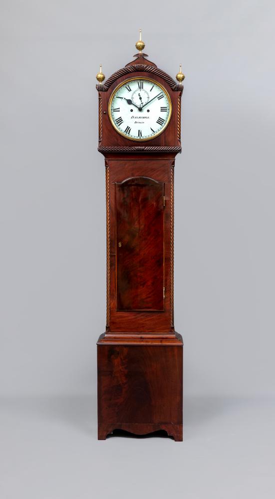 AN IRISH MAHOGANY LONGCASE by Dalrymple Image