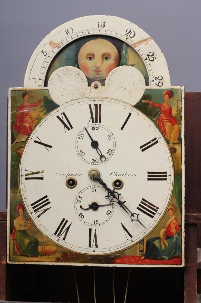 A MAHOGANY LONGCASE signed Chapman Chatham Image