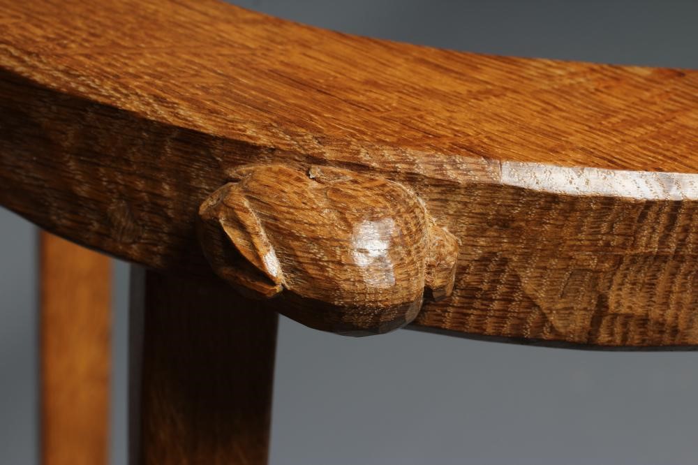 A PETER HEAP ADZED OAK COFFEE TABLE Image