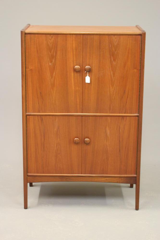 A JOHN HERBERT FOR YOUNGER TEAK COCKTAIL CABINET Image