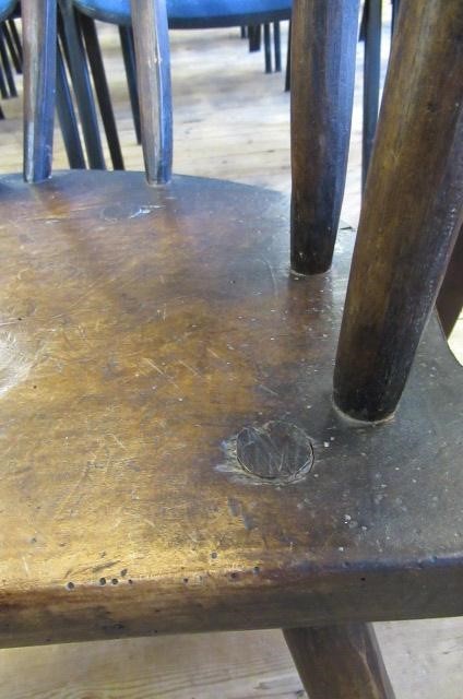 A PRIMITIVE STICK BACK WINDSOR ARMCHAIR Image