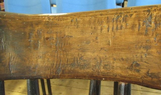 A PRIMITIVE STICK BACK WINDSOR ARMCHAIR Image