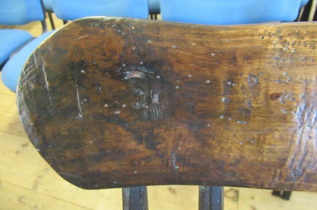 A PRIMITIVE STICK BACK WINDSOR ARMCHAIR Image