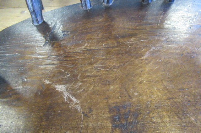 A PRIMITIVE STICK BACK WINDSOR ARMCHAIR Image