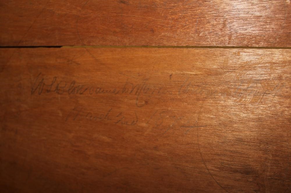 A REGENCY MAHOGANY PEDESTAL SIDEBOARD Image