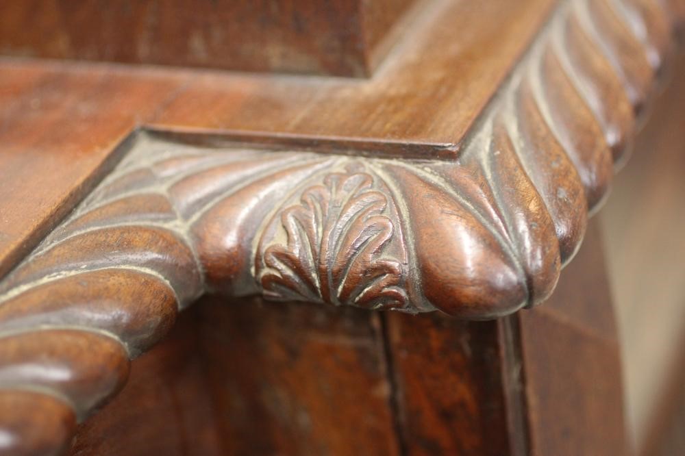 A REGENCY MAHOGANY PEDESTAL SIDEBOARD Image