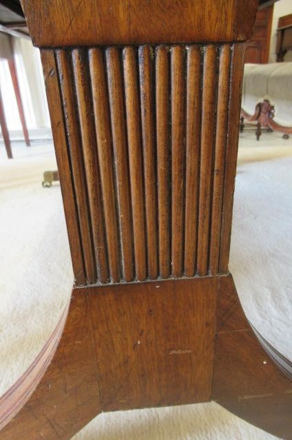 A REGENCY MAHOGANY LIBRARY TABLE Image