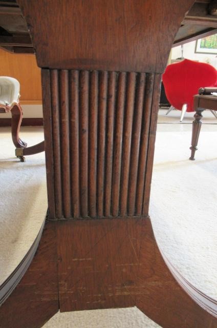A REGENCY MAHOGANY LIBRARY TABLE Image
