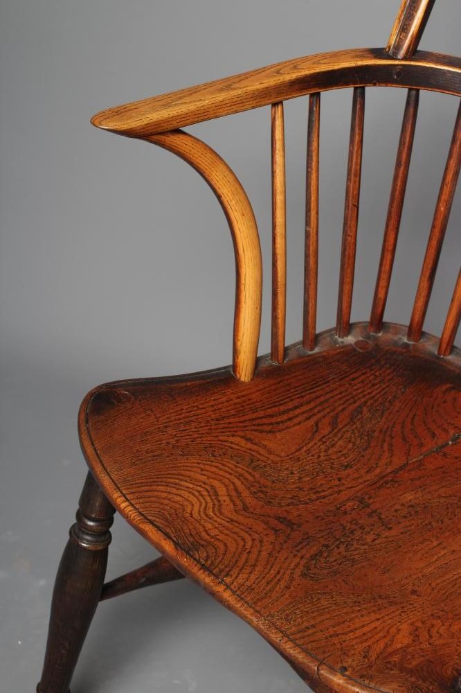 AN ASH AND ELM WINDSOR ARMCHAIR Image