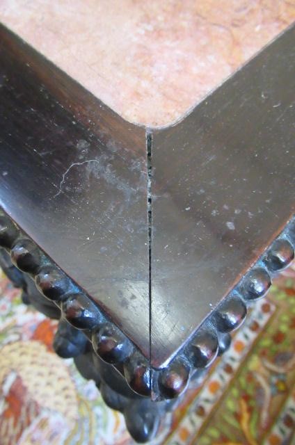 A CHINESE PADOUK WOOD JARDINIERE STAND of square form Image
