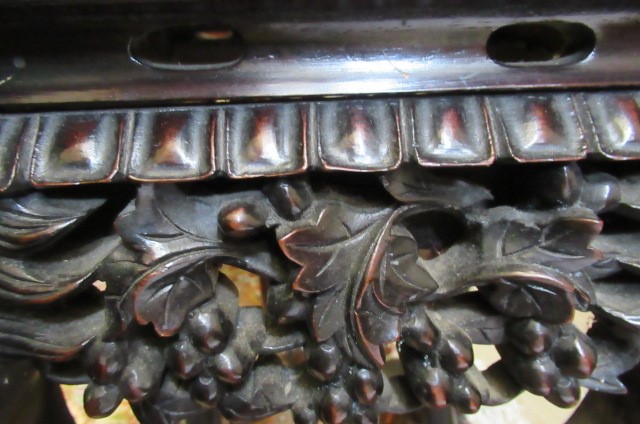 A CHINESE PADOUK WOOD JARDINIERE STAND of square form Image