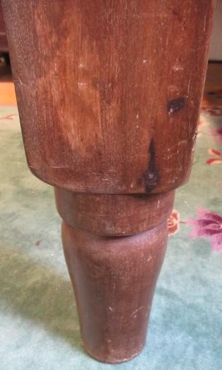 A JAMAICAN HARDWOOD "WATERFALL" FOUR POSTER BED Image
