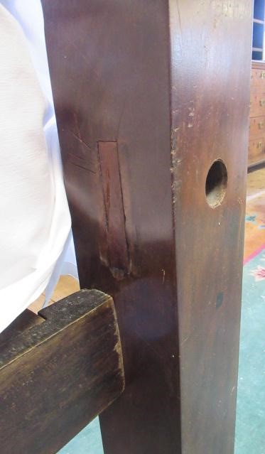 A JAMAICAN HARDWOOD "WATERFALL" FOUR POSTER BED Image