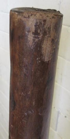 A JAMAICAN HARDWOOD "WATERFALL" FOUR POSTER BED Image