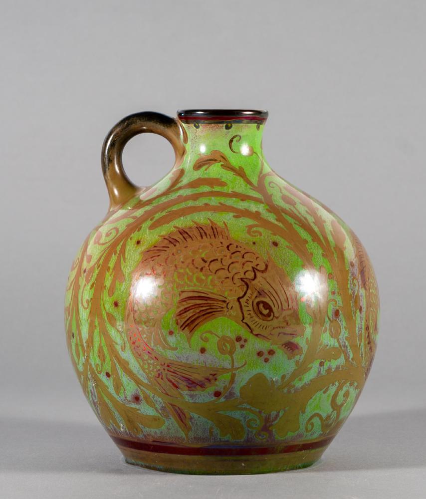 A ROYAL LANCASTRIAN POTTERY EWER Image