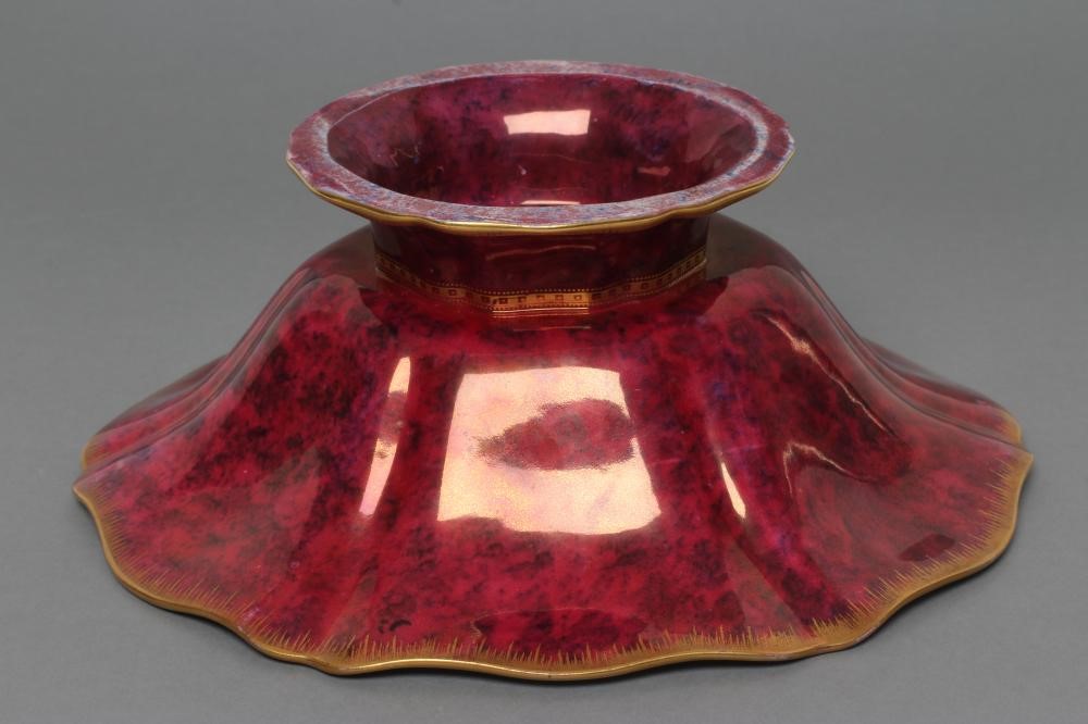 A WEDGWOOD BUTTERFLY LUSTRE CHINA BOWL Image