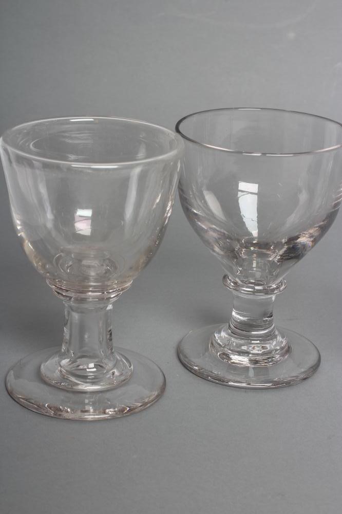 A COLLECTION OF TWELVE GLASS RUMMERS Image