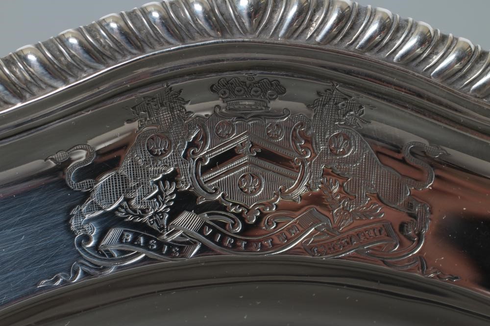 A LATE VICTORIAN SILVER PLATE Image