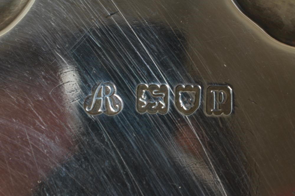 AN EDWARDIAN SILVER SALVER Image