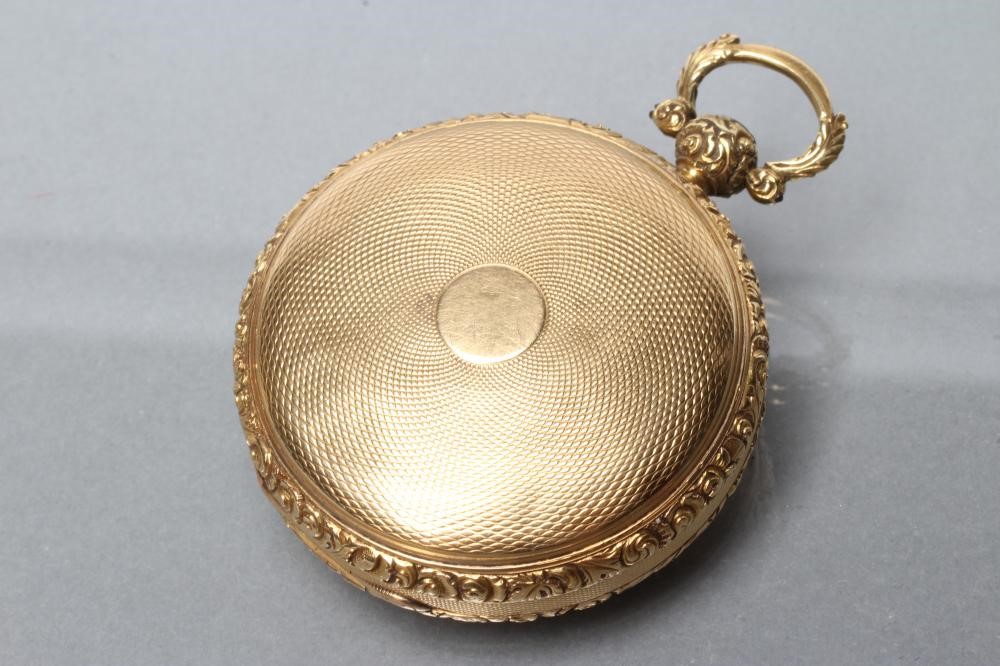 A LATE GEORGE III 18CT GOLD POCKET WATCH Image