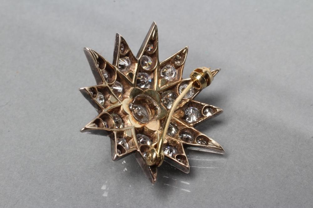 A VICTORIAN DIAMOND STAR BROOCH Image