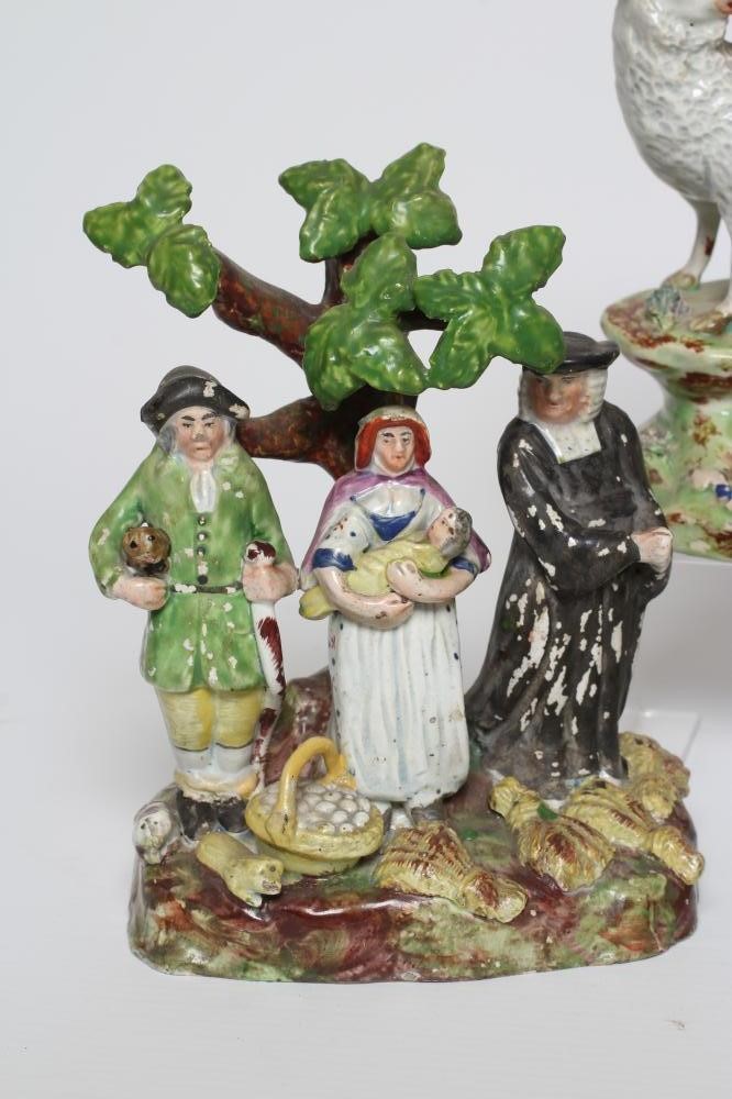 A WALTON PEARLWARE SHEEP Image